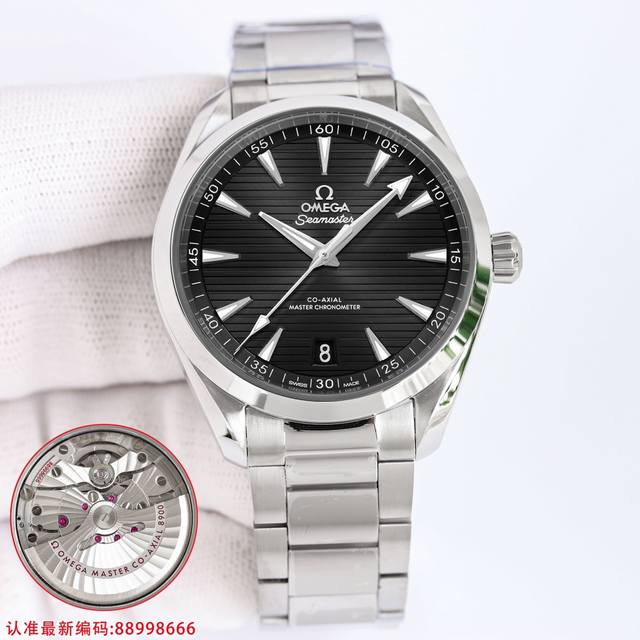 Sj出品 胶带款 钢带款 Oms 欧米茄 Omega 海马系列 150 Lx3 强势来袭 采用独家专用8500黑色摆轮机芯 摆幅 0 双卜双面镀蓝蓝宝石玻璃 钢